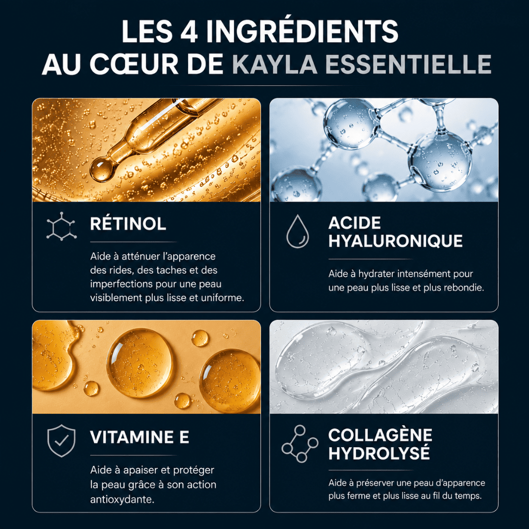 Kayla Essentielle™ - Crème hydratante & anti-âge pour homme